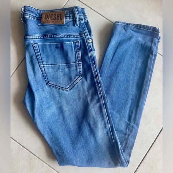 Diesel Thommer Men’s Slim Fit Stretch Blue Jeans W31 L 30 - Picture 1 of 9